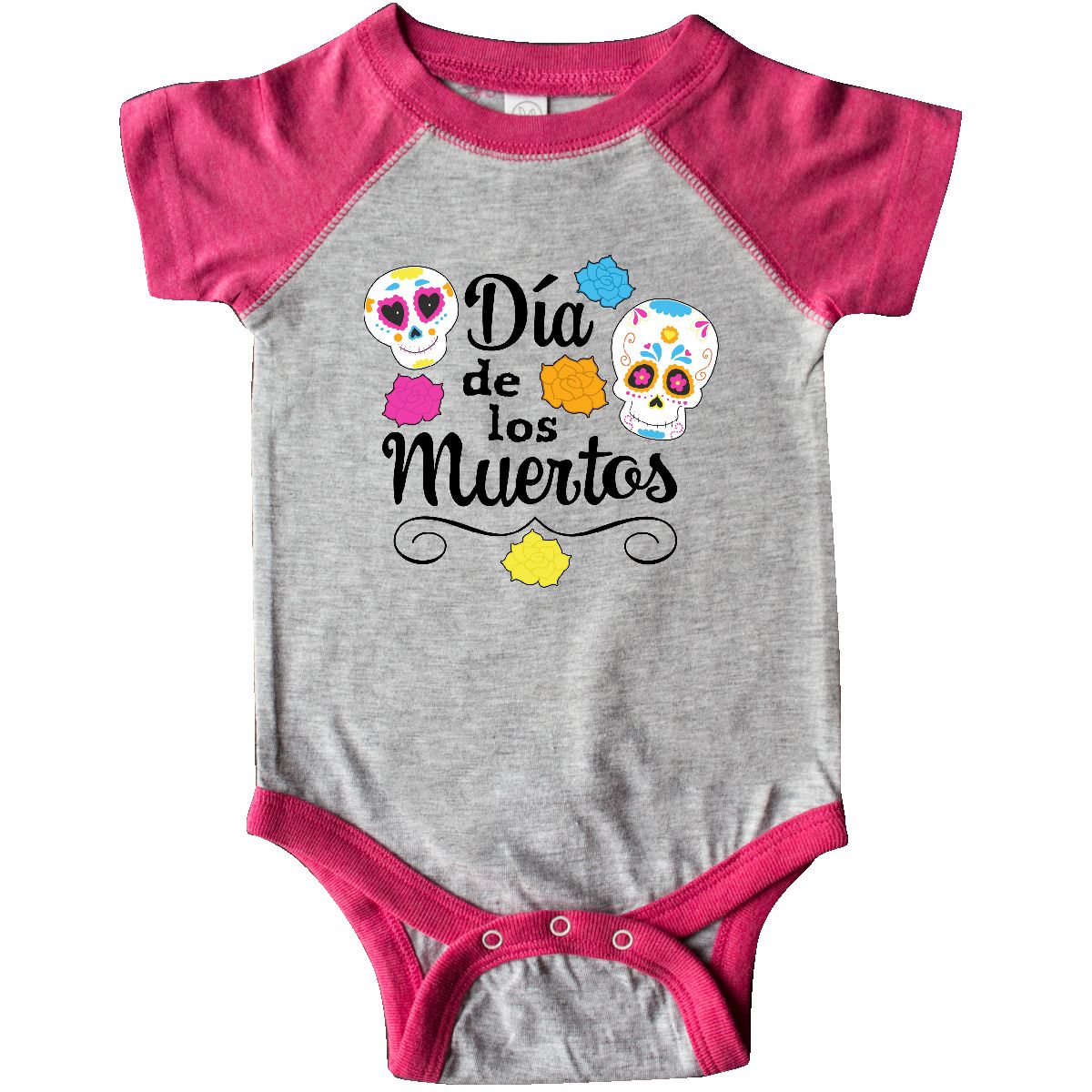 Día De Los Muertos- Day Of The Dead Sugar Skulls Infant Creeper Party