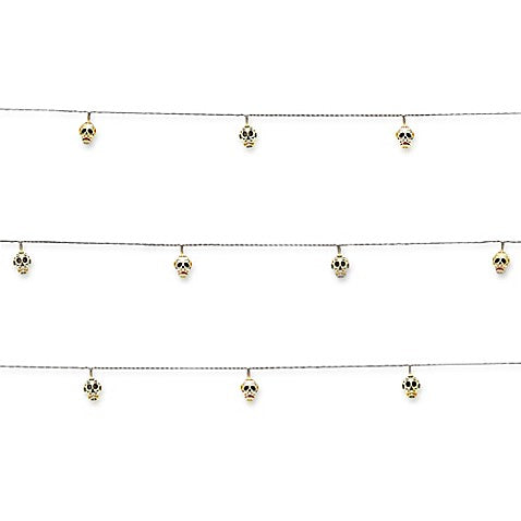 Sugar skull Day of the Dead 10-Foot LED String Lights