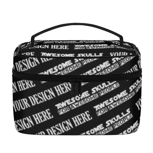 All Over Printing Leather Cosmetic Bag