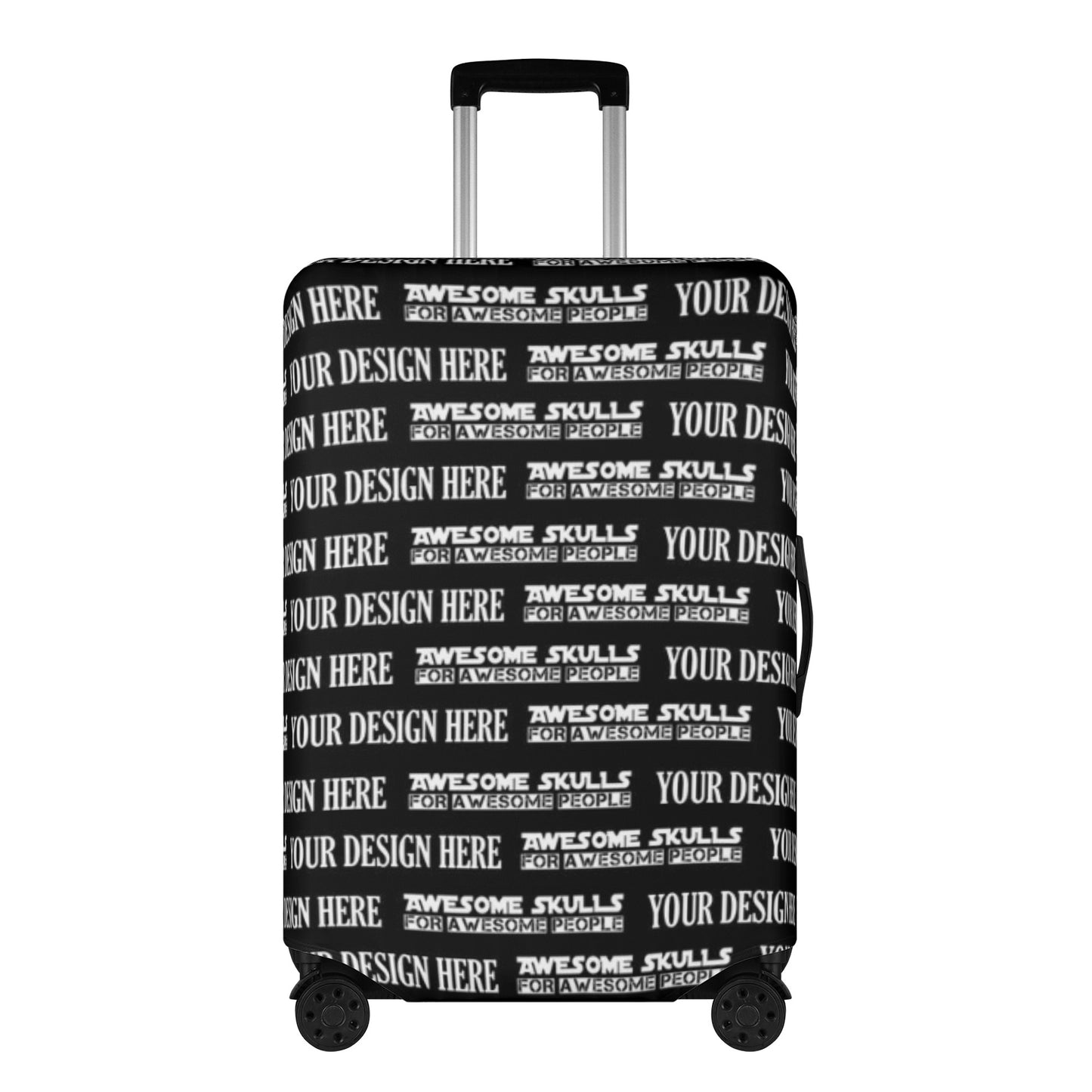 Custom Print on demand POD Polyester Luggage Cover