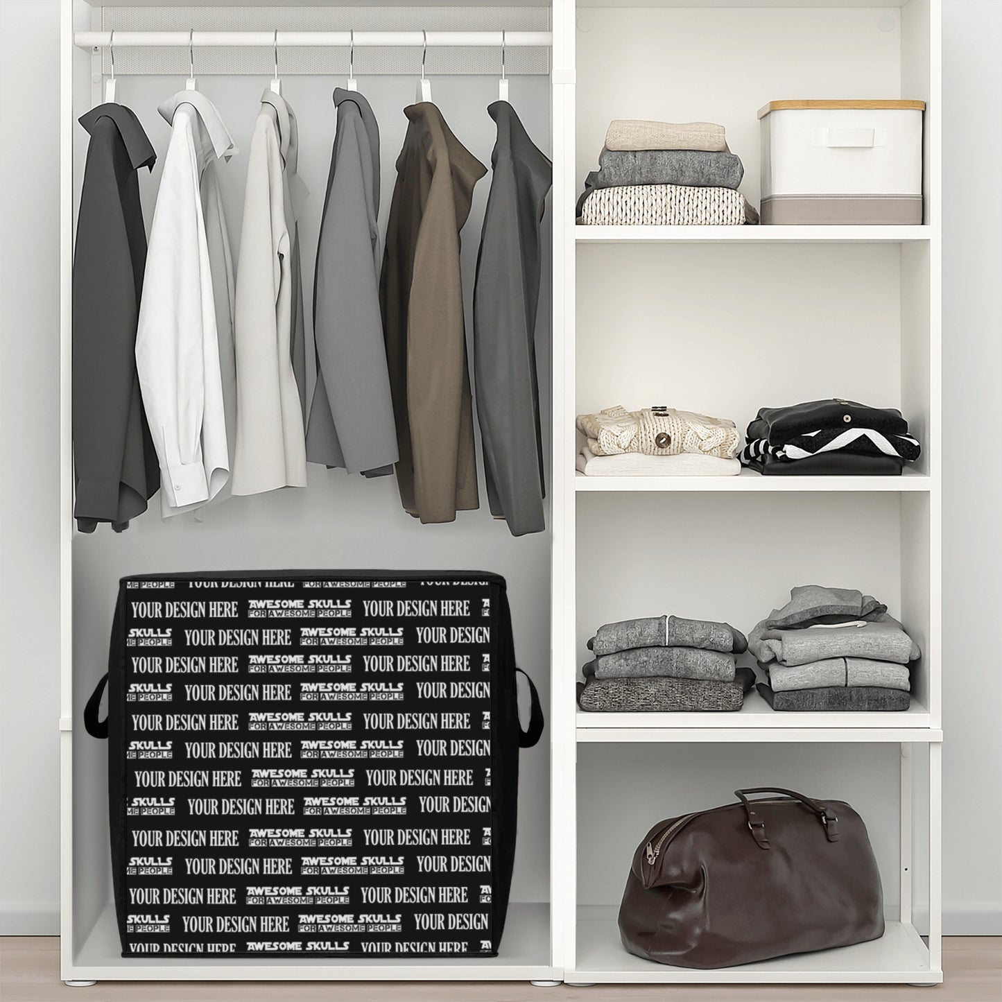Custom Print on demand POD Bedding Storage Box Bag