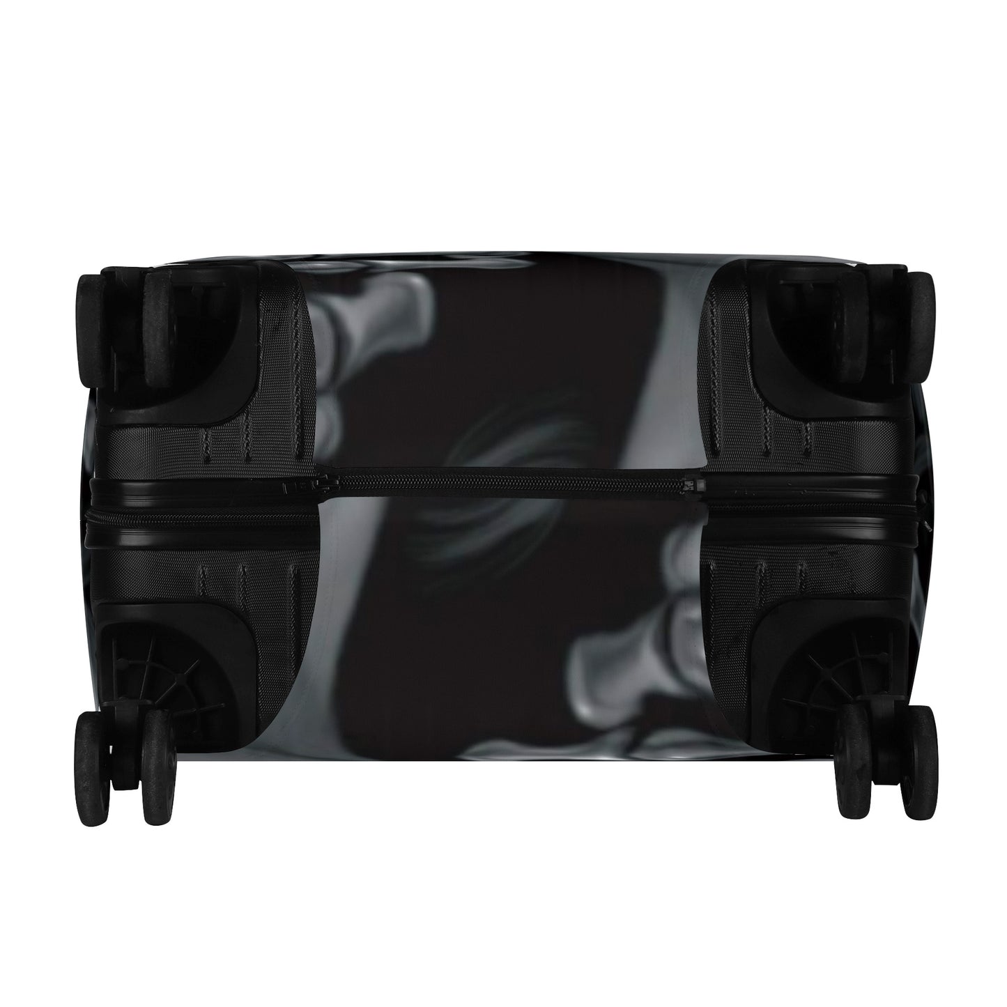 Gothic KING & QUEEN skull luggage suitcase cover