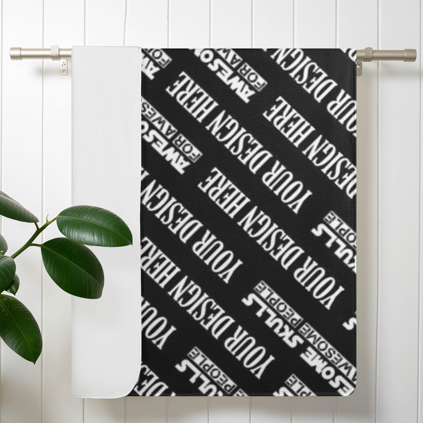 Custom Print on demand POD Bath Towel