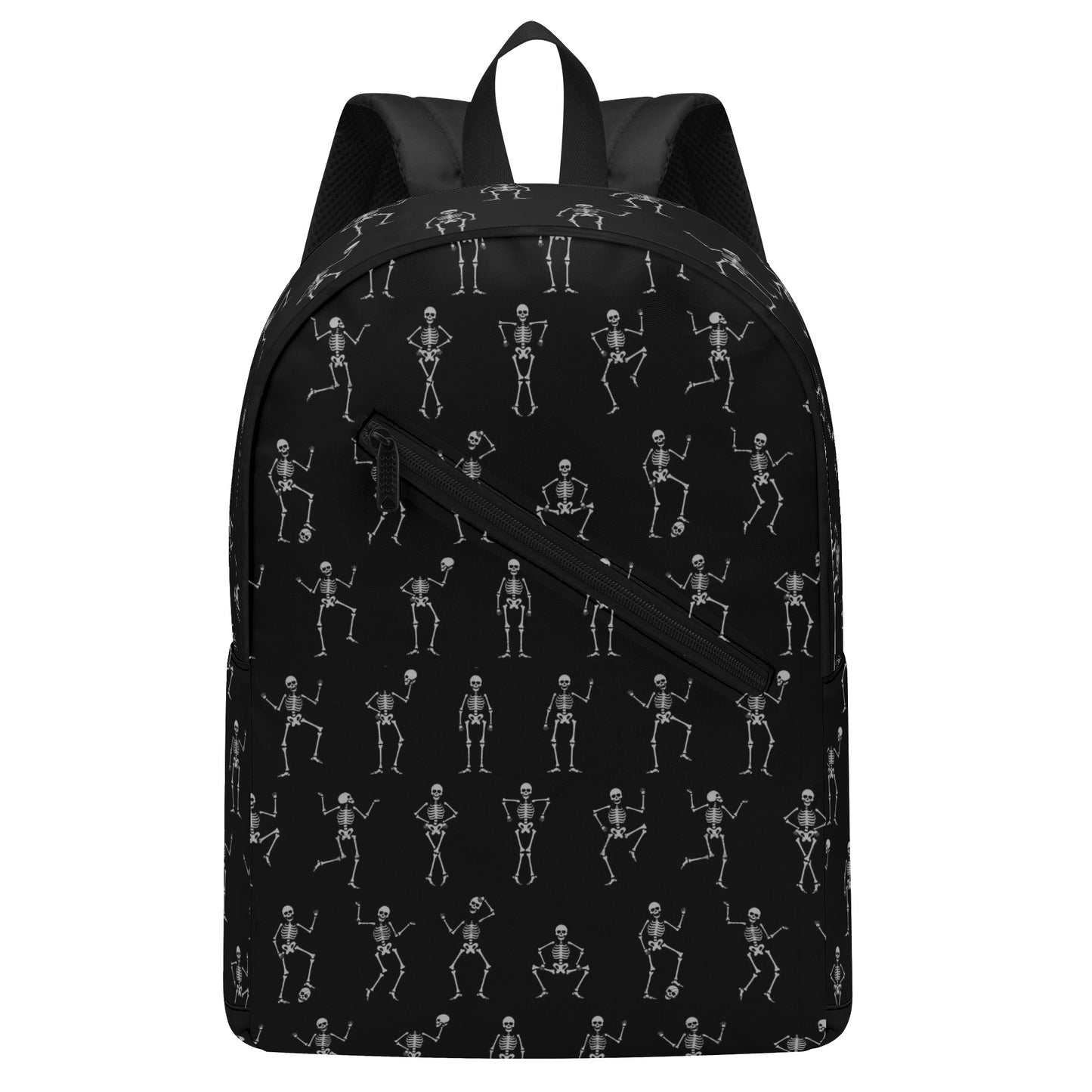Halloween skeleton gothic New Half Printing Laptop Backpack