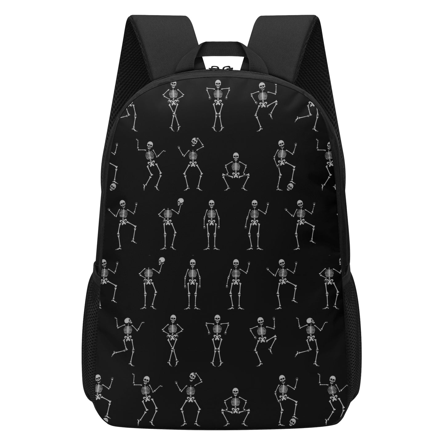 Halloween skeleton gothic 17 Inch School Backpack