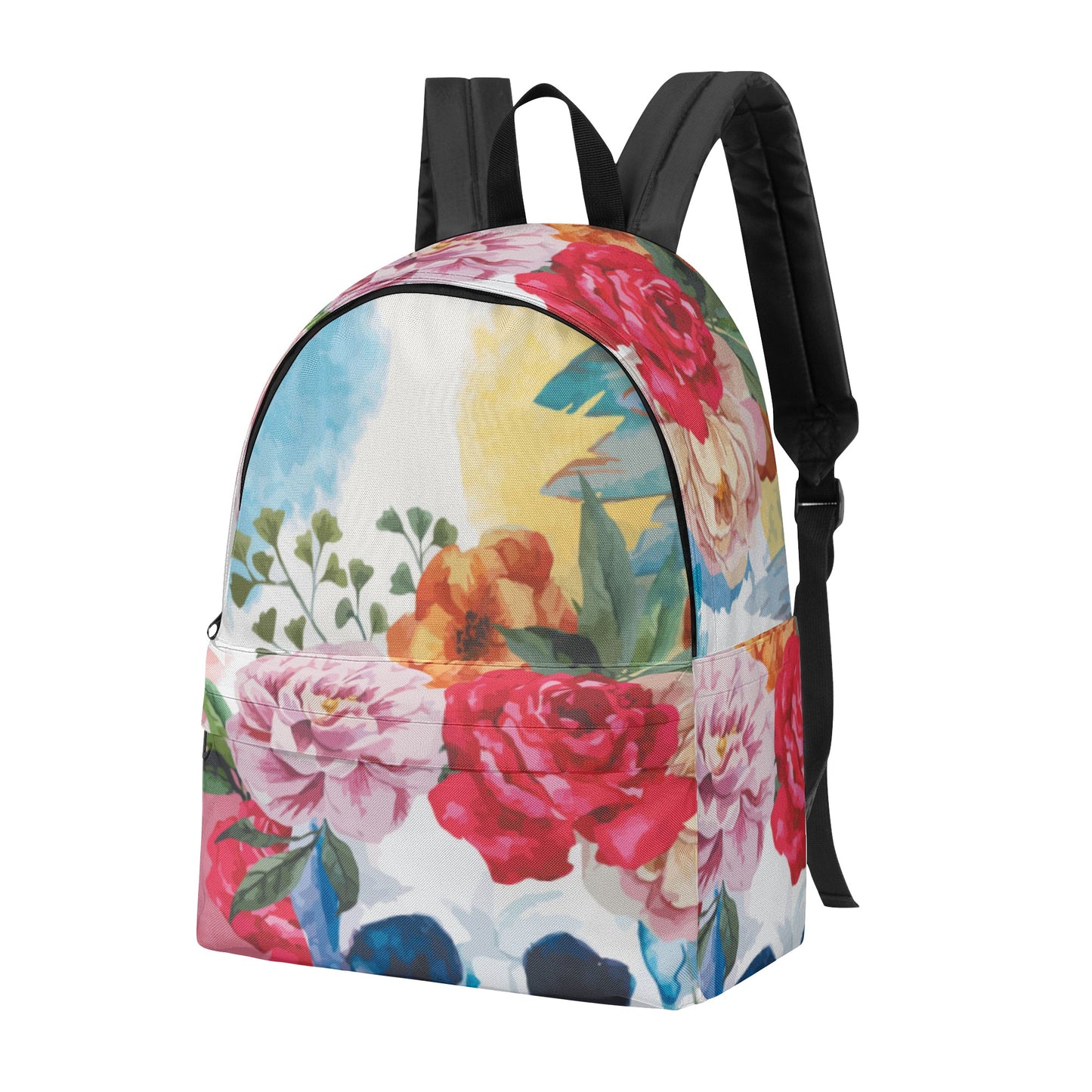 Floral sugar skull rose New Backpack