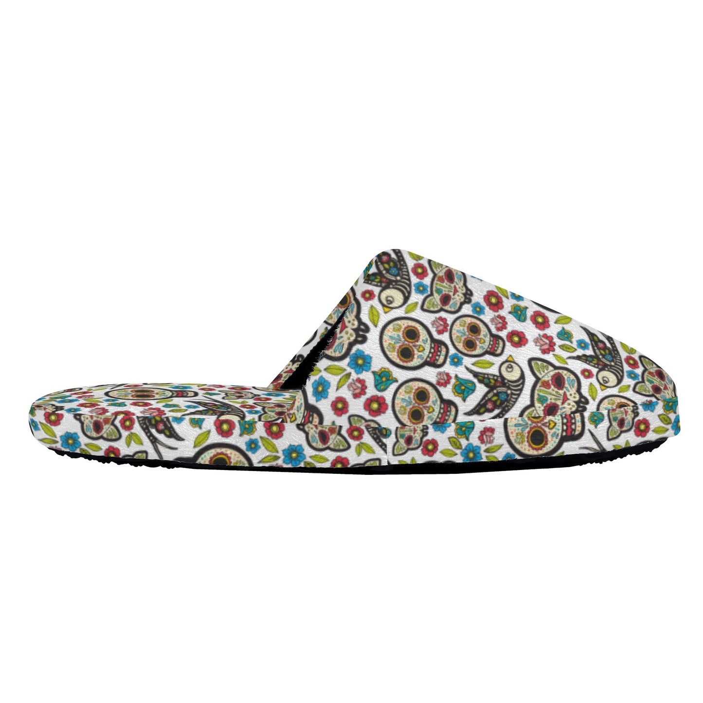 Dia de los muertos sugar skull Women's Slippers