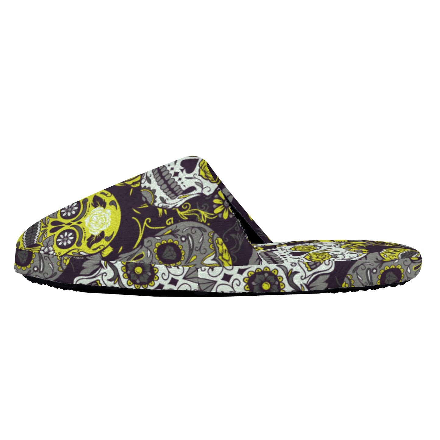 Dia de los muertos sugar skull Women's Slippers