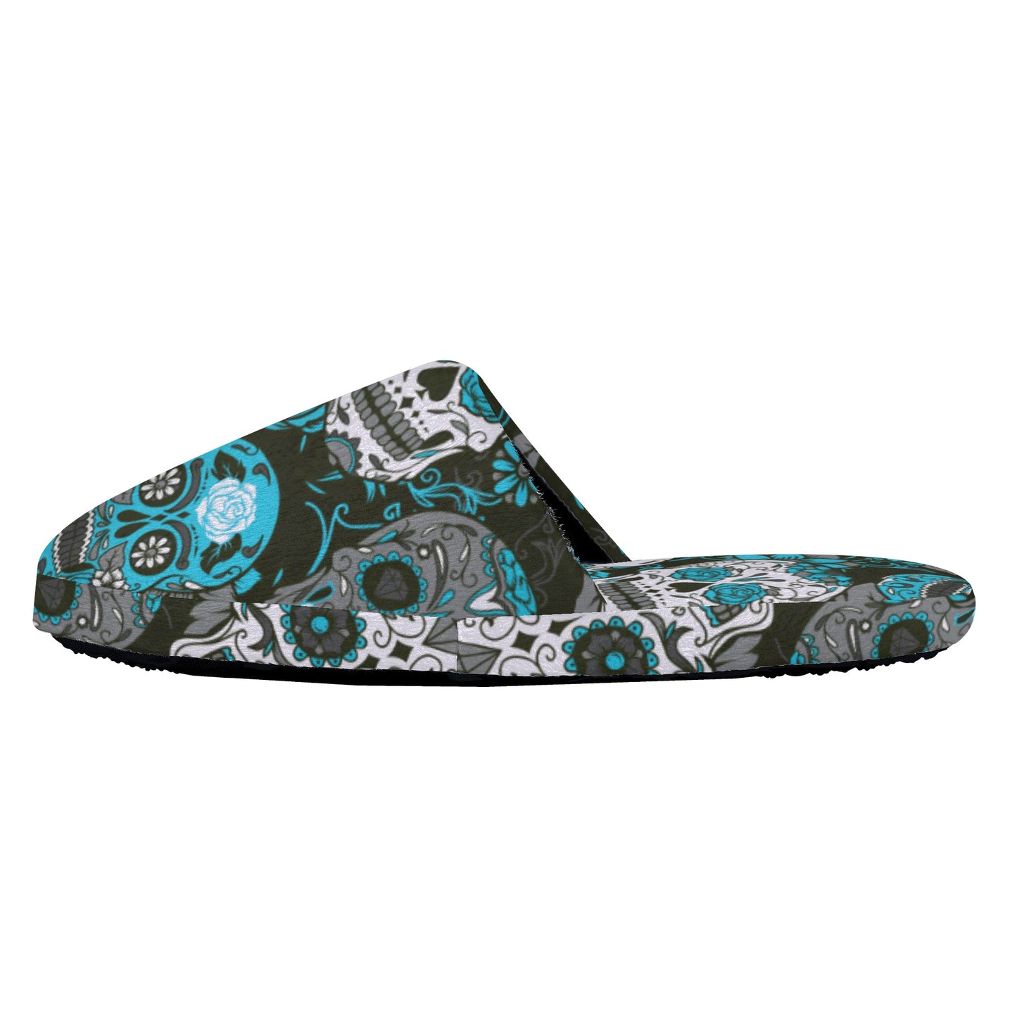 Dia de los muertos sugar skull Women's Slippers