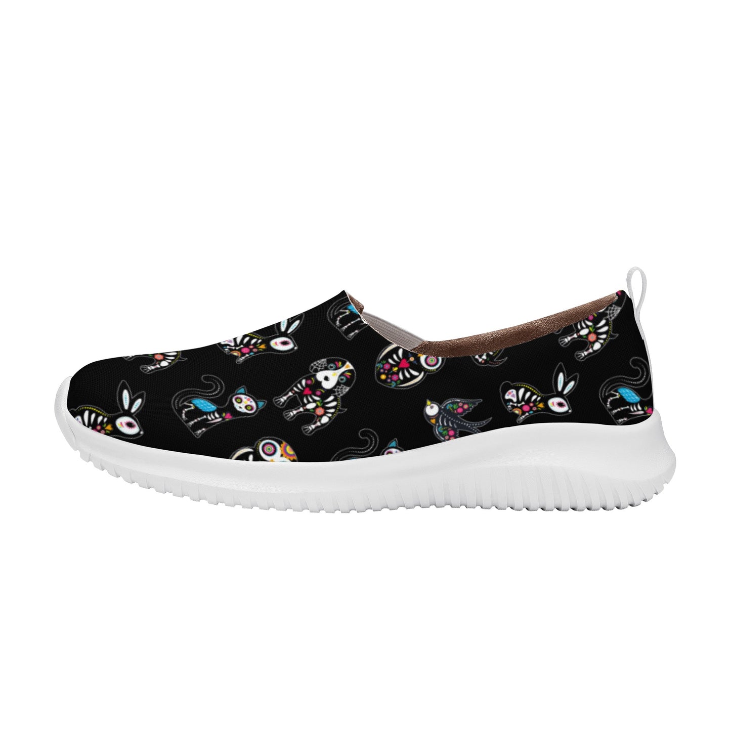 Day of the dead sugar skull gothic Women's Casual Shoes