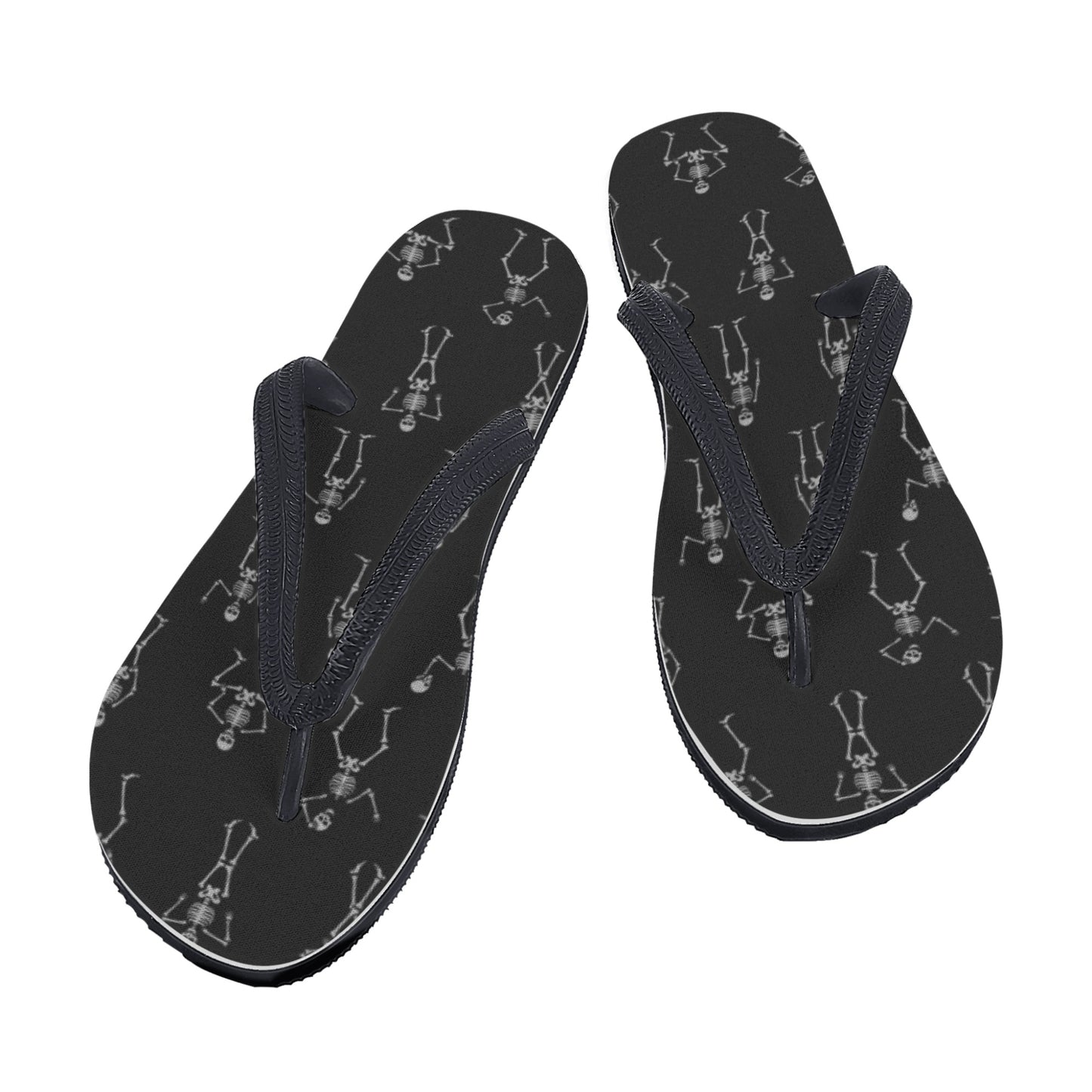 Sugar skull day of the dead Women's Flip Flops