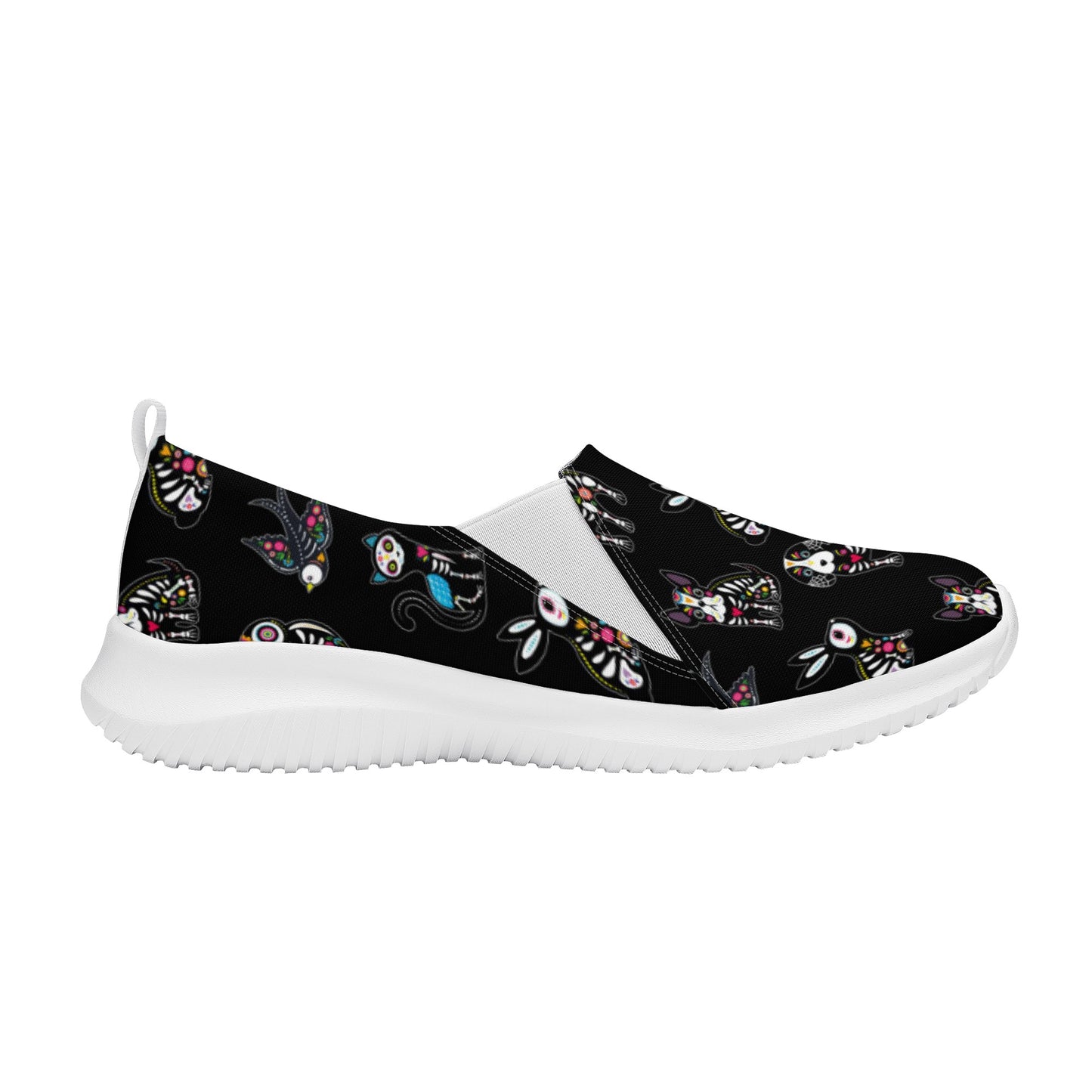 Day of the dead sugar skull gothic Women's Casual Shoes
