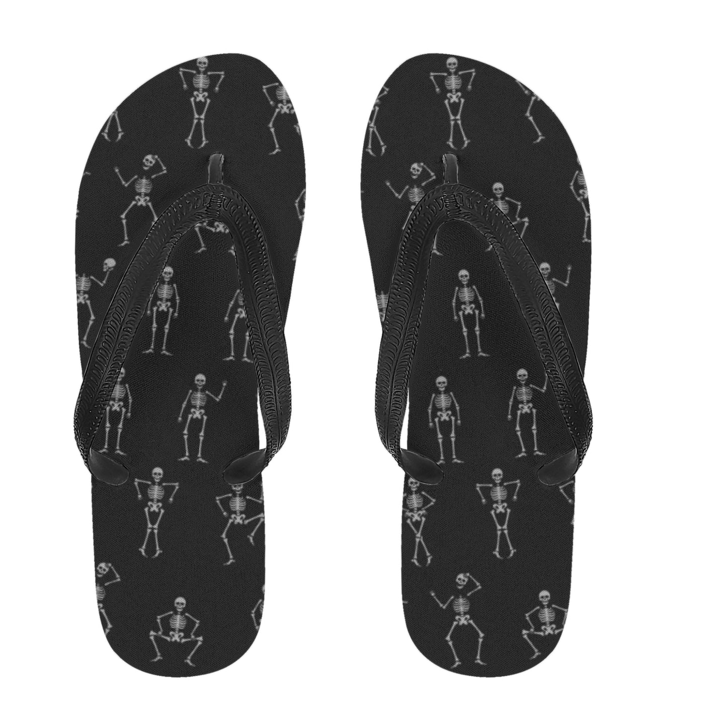 Sugar skull day of the dead Women's Flip Flops