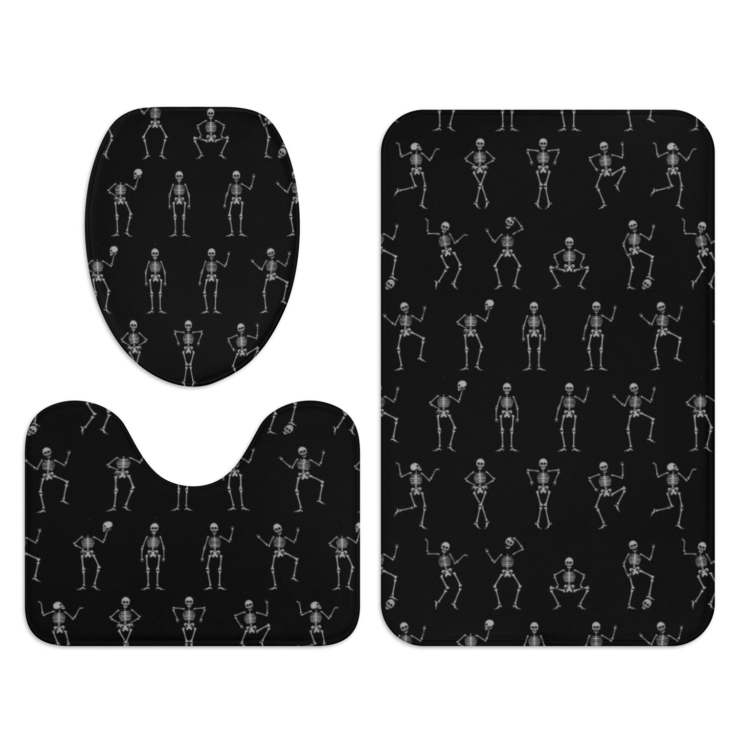 Skeleton dancing Bath Room Toilet Set