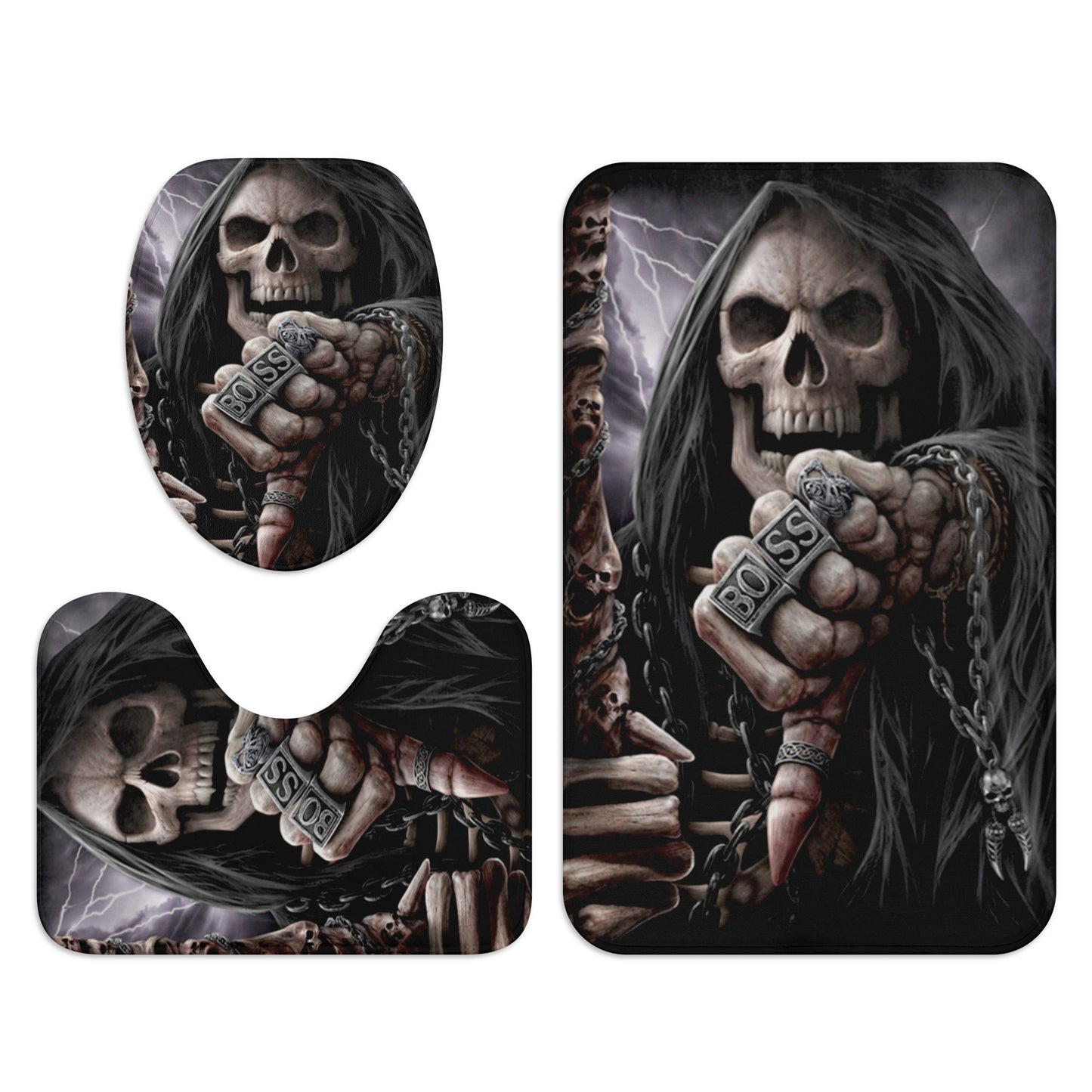BOSS grim reaper Bath Room Toilet Set
