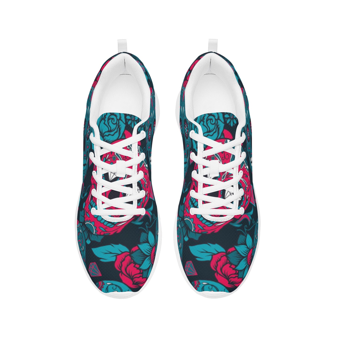 Sugar skull Women's Mesh Athletic Sneakers