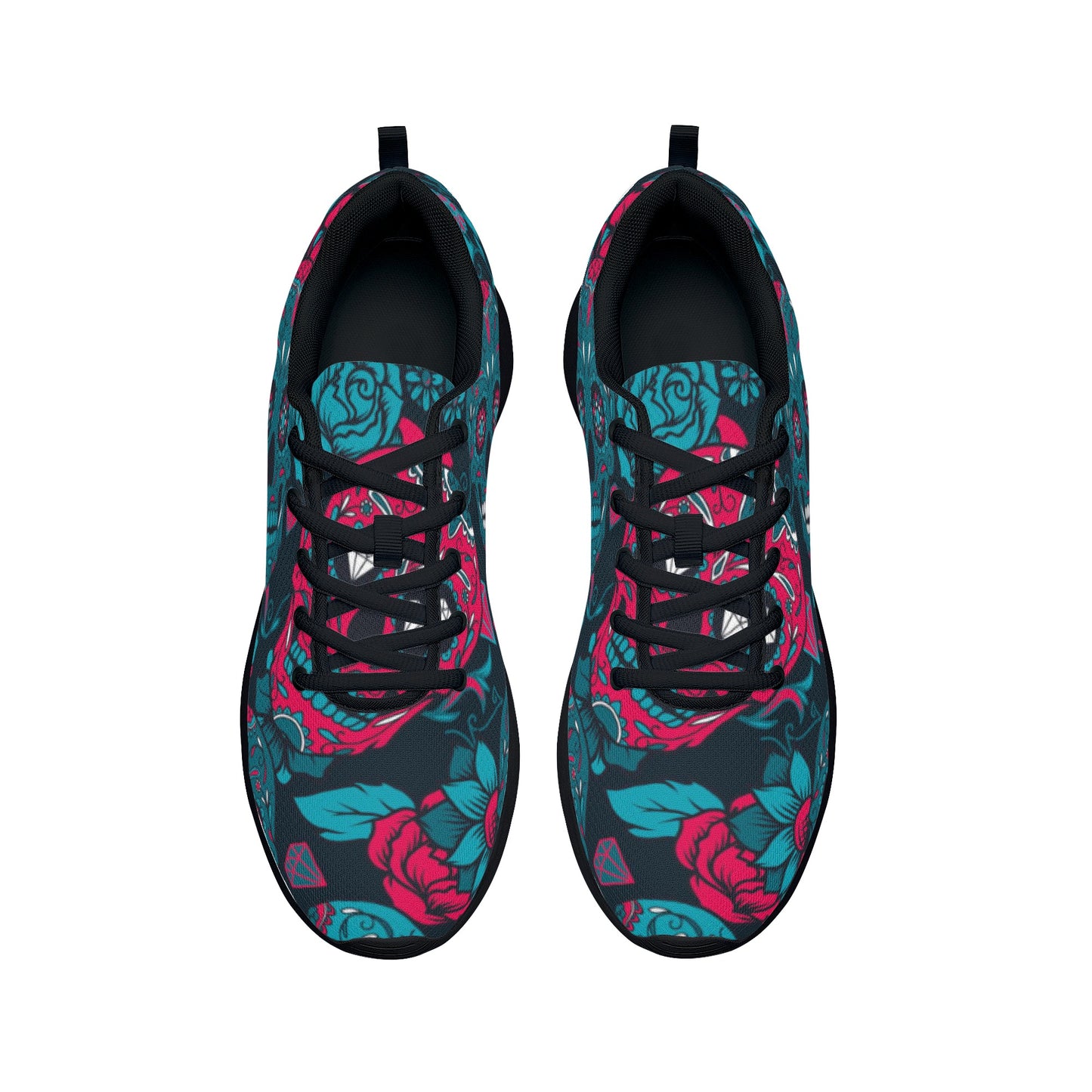 Sugar skull Women's Mesh Athletic Sneakers