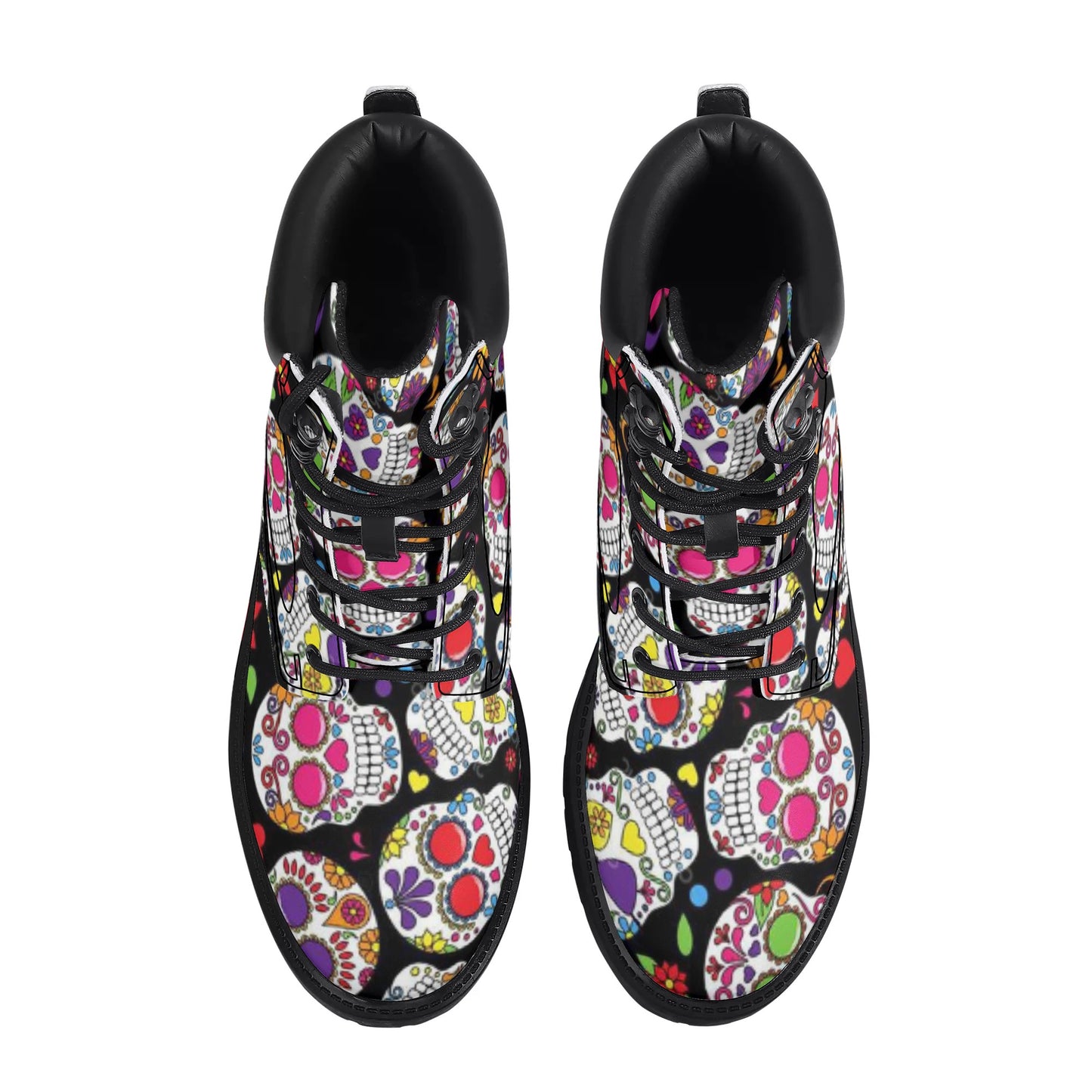 Sugar skull Women's All Season Leather Boots