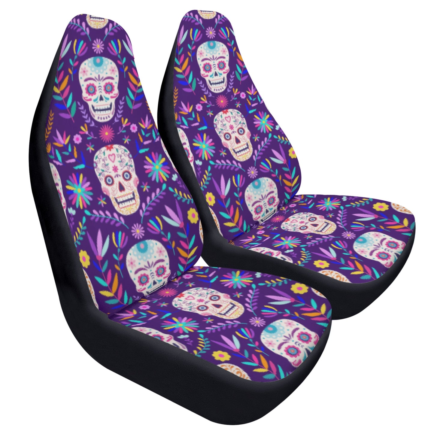Day of the dead Car Seat Covers (2 Pcs)