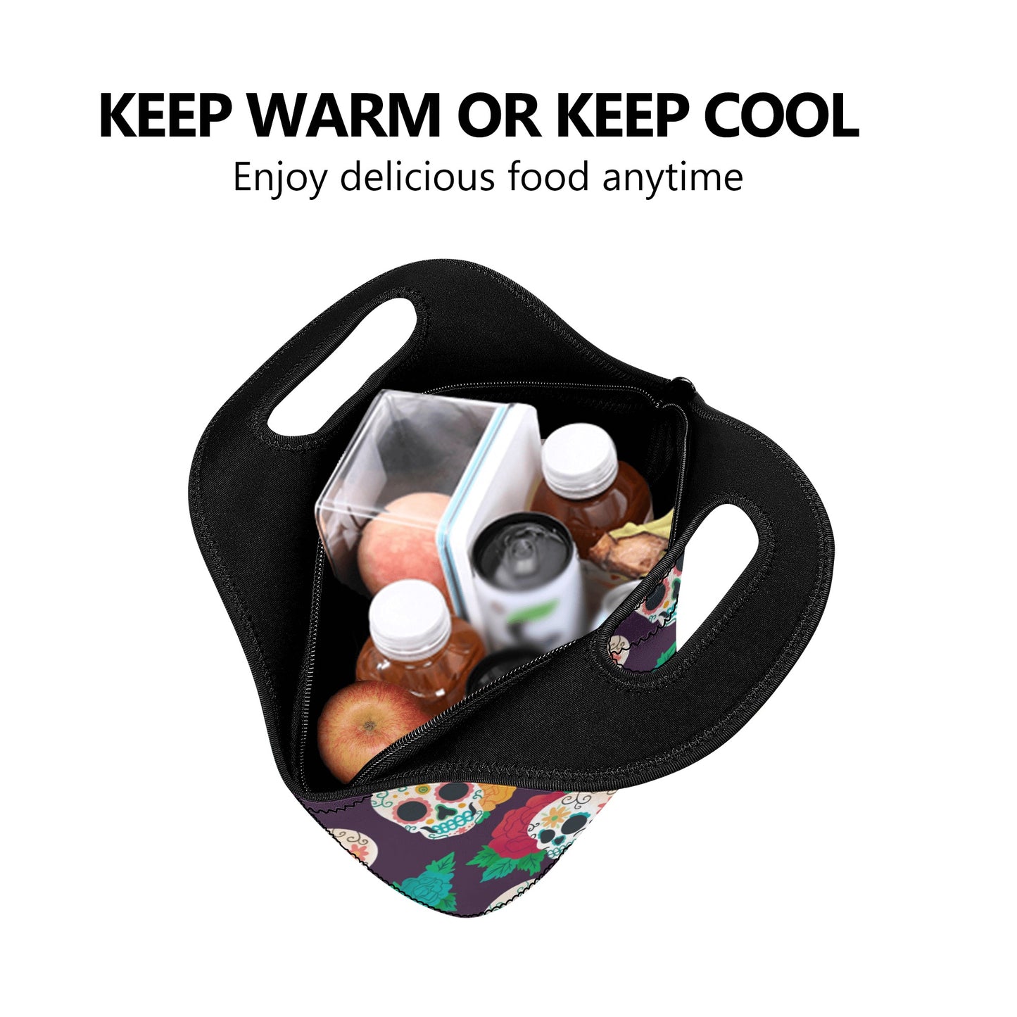 Day of the dead New Neoprene Lunch Bag