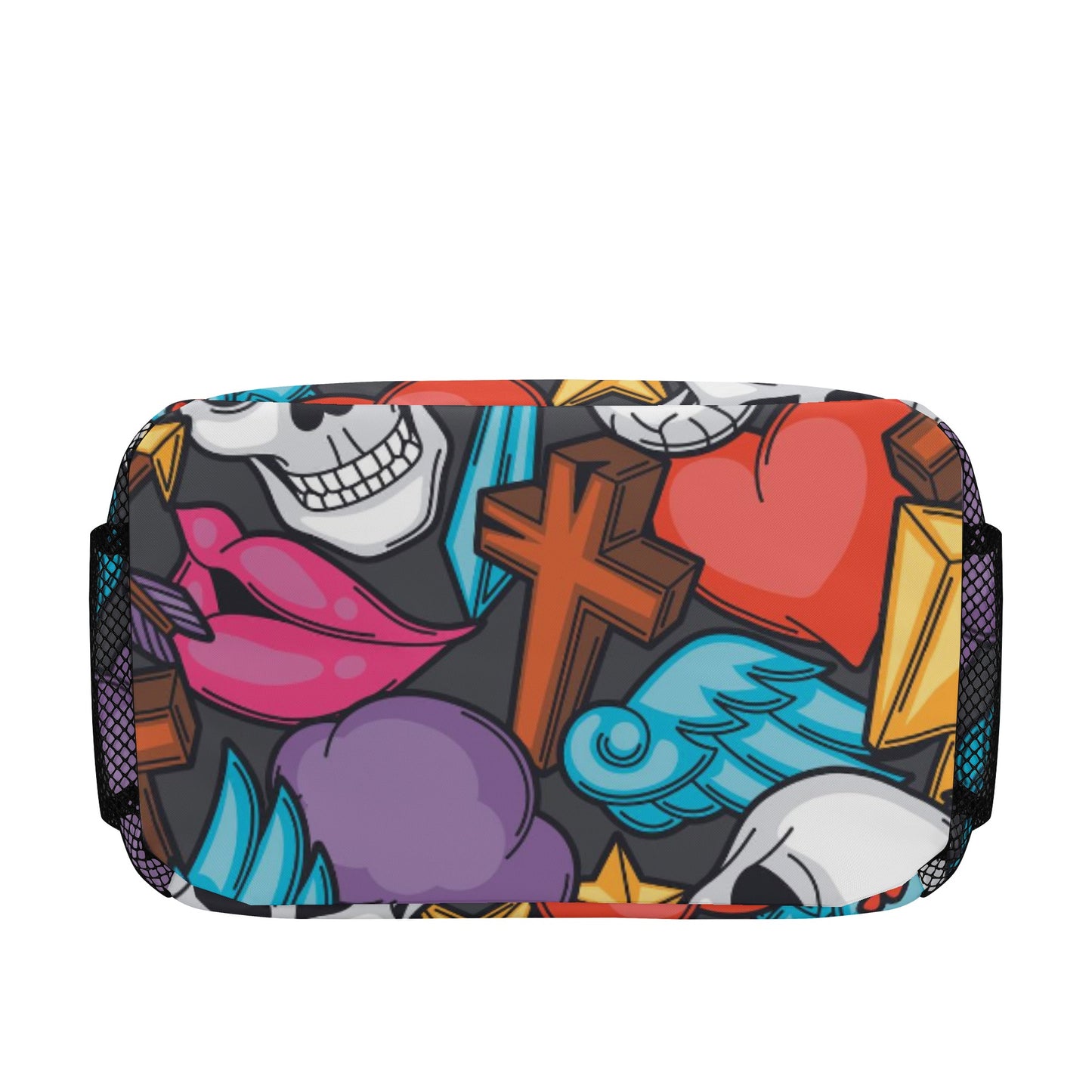 Gothic skull skeleton Lunch Bag