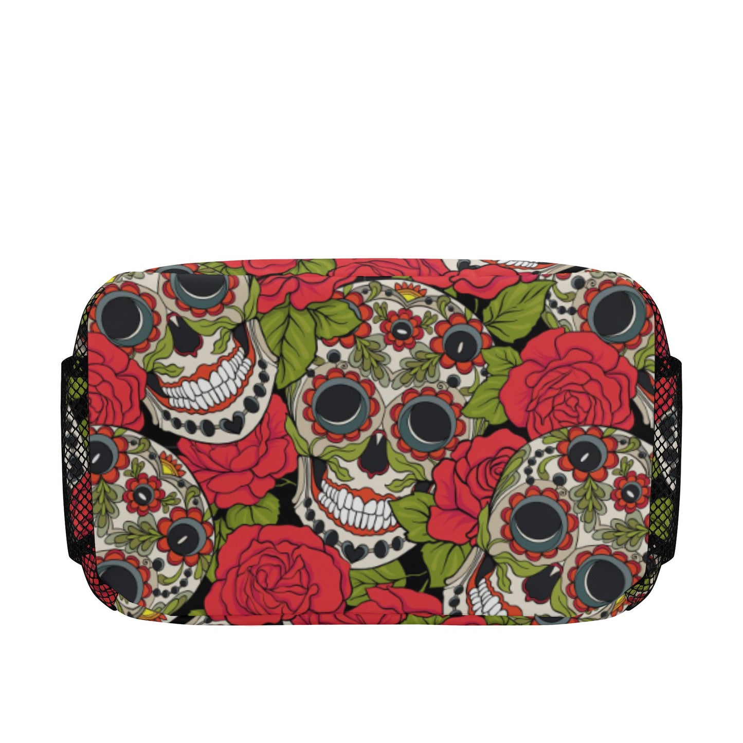 Floral Mexican skull calaveras Lunch Bag