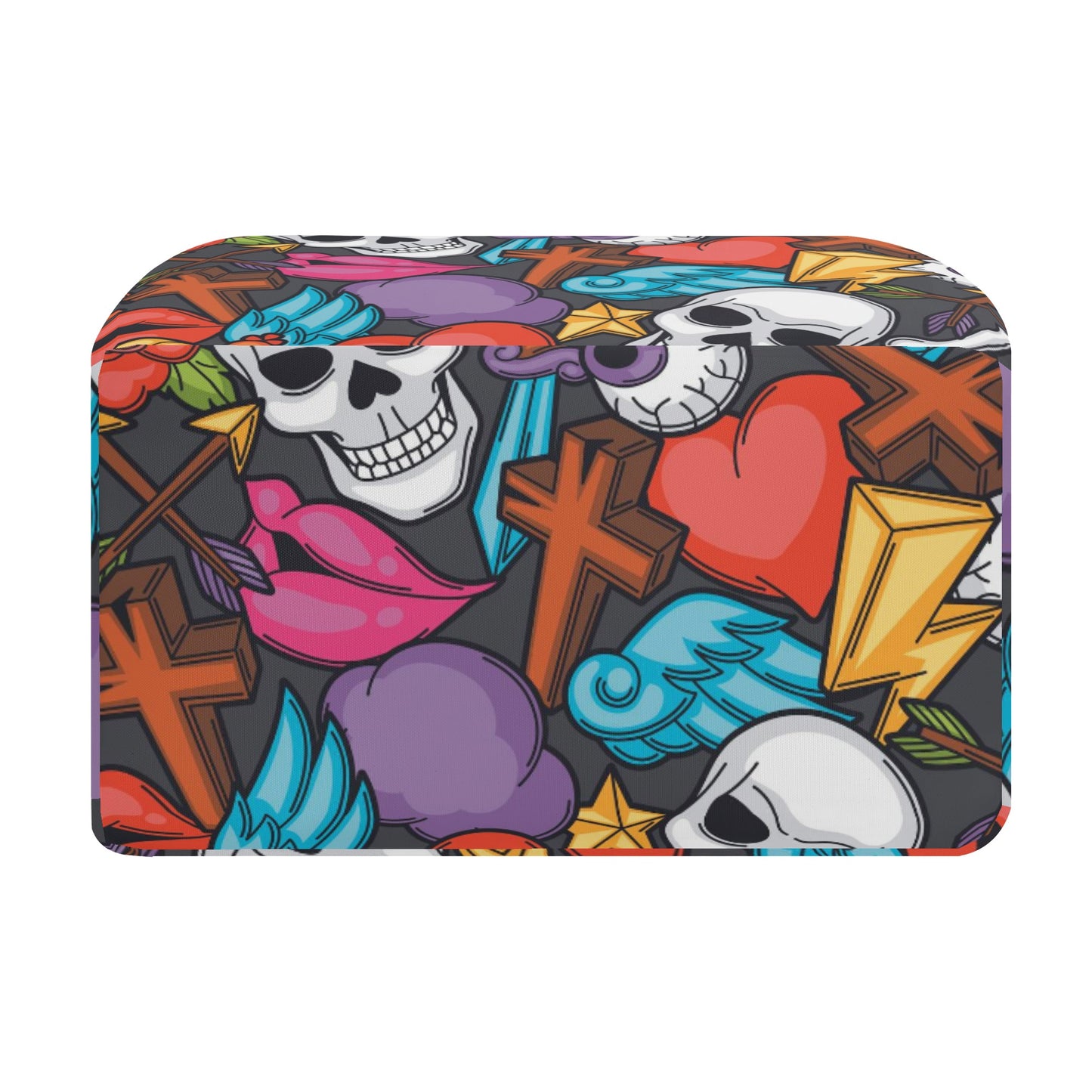 Gothic skull Portable Tote Lunch Bag