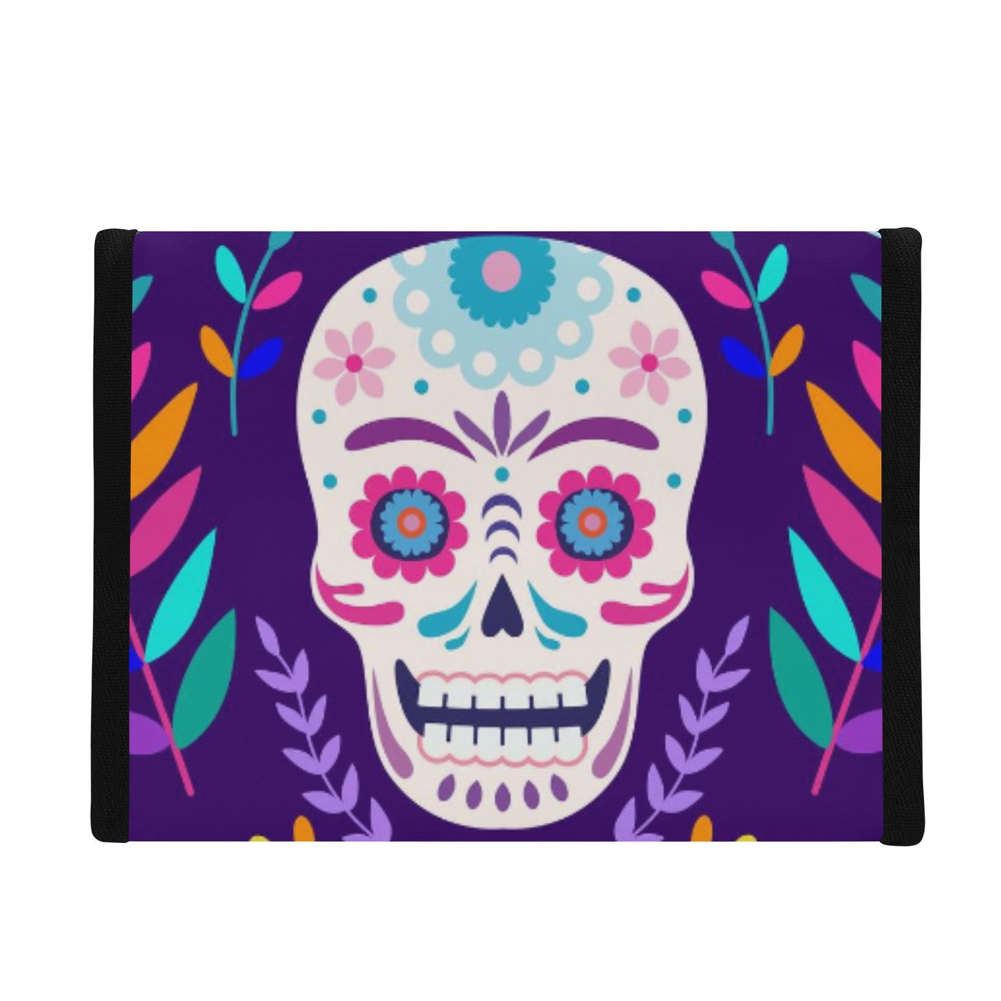 Day of the dead sugar skull beautiful Folding Pocket Type Lunch Bag