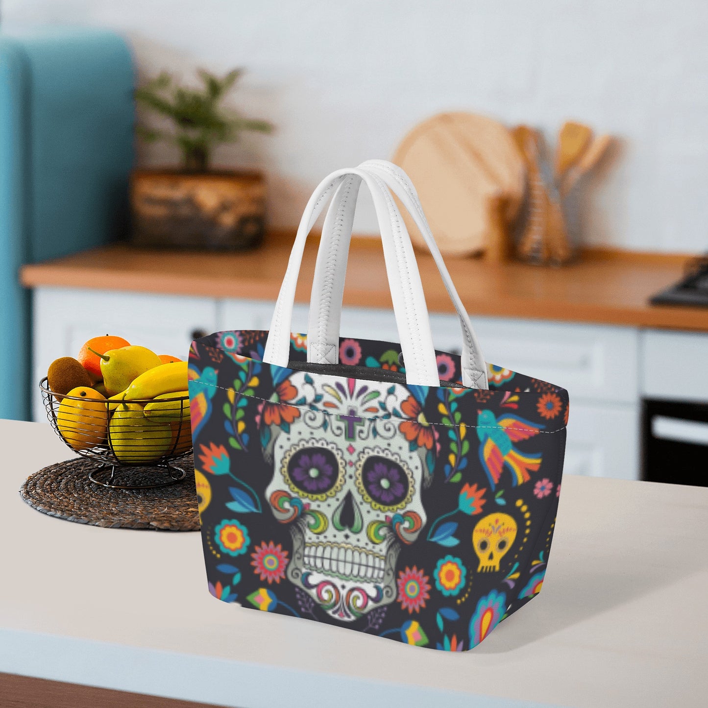 Day of the dead Mexican skull New Style Lunch Bag