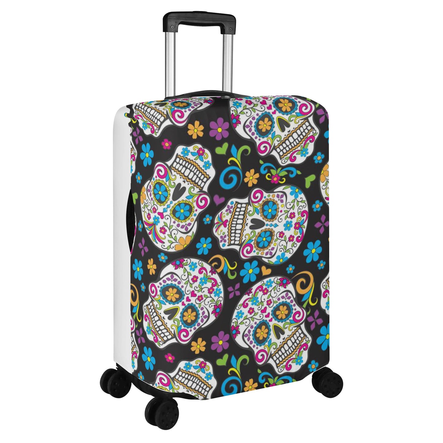Dia de los muertos skull Polyester Luggage Cover