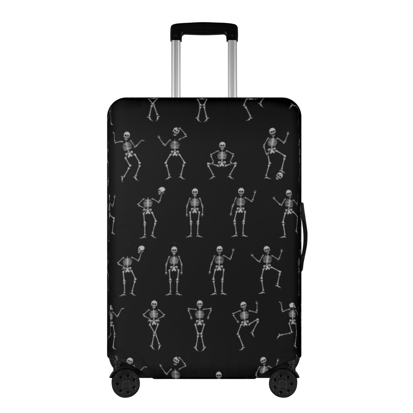 Dancing skeleton Halloween Polyester Luggage Cover