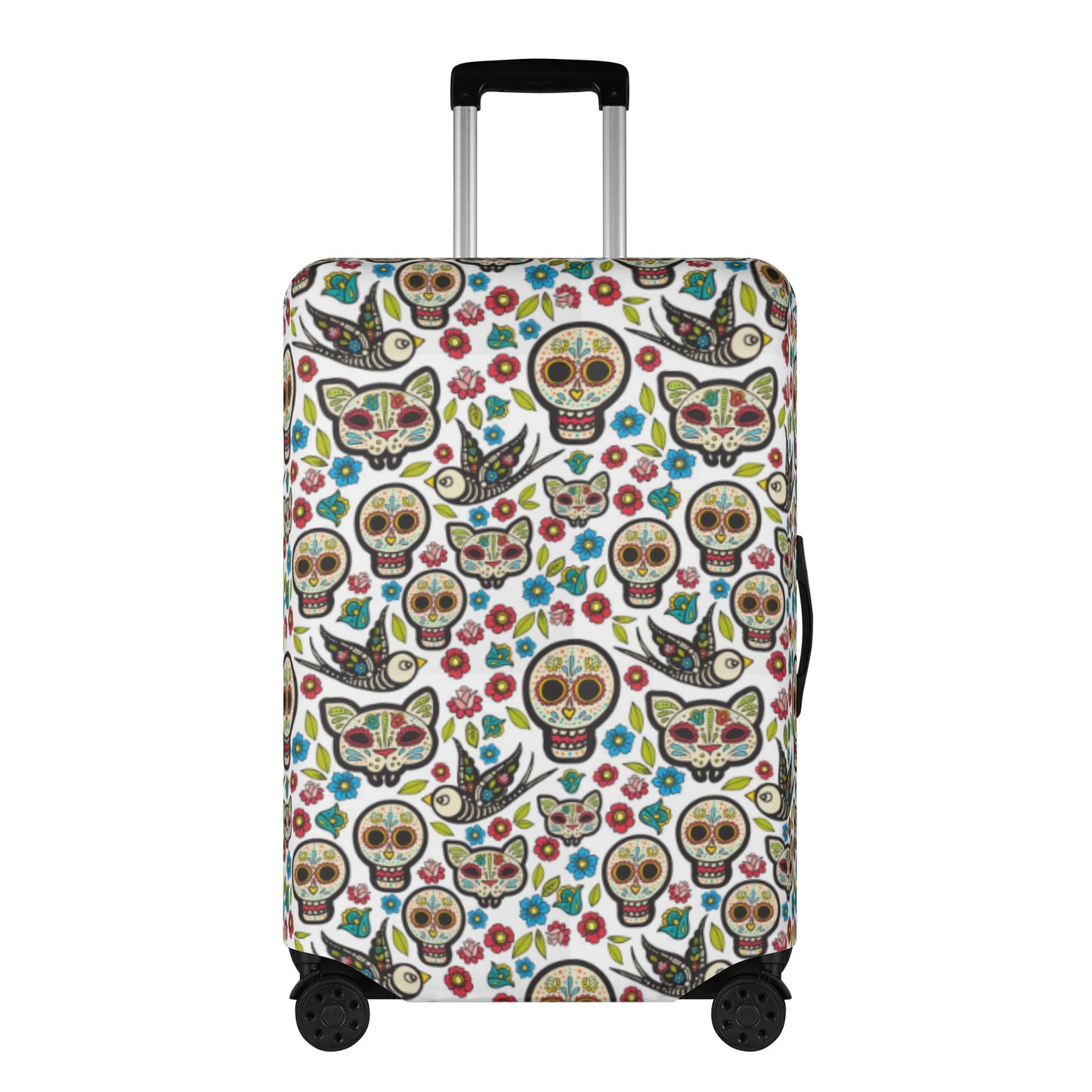 Day of the dead sugar skull Polyester Luggage Cover