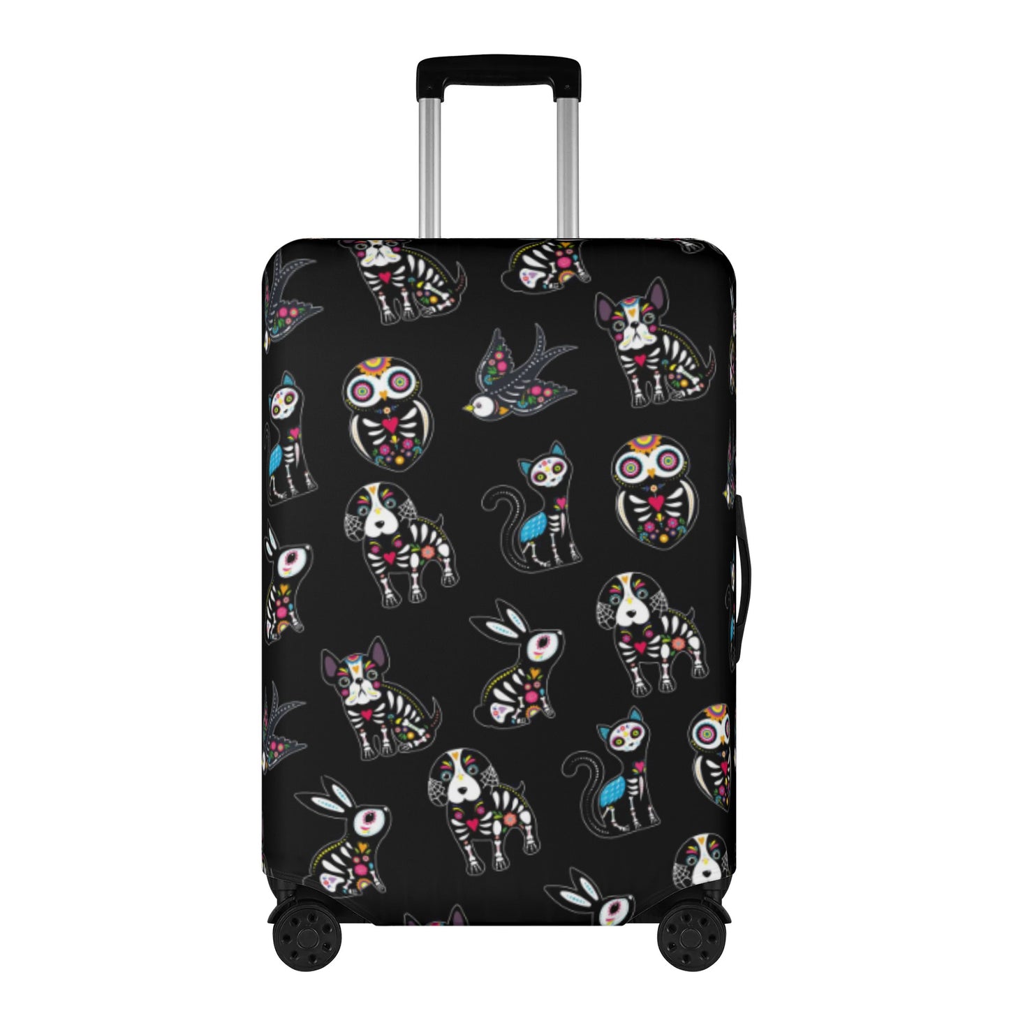 Animal sugar skull Polyester Luggage Cover