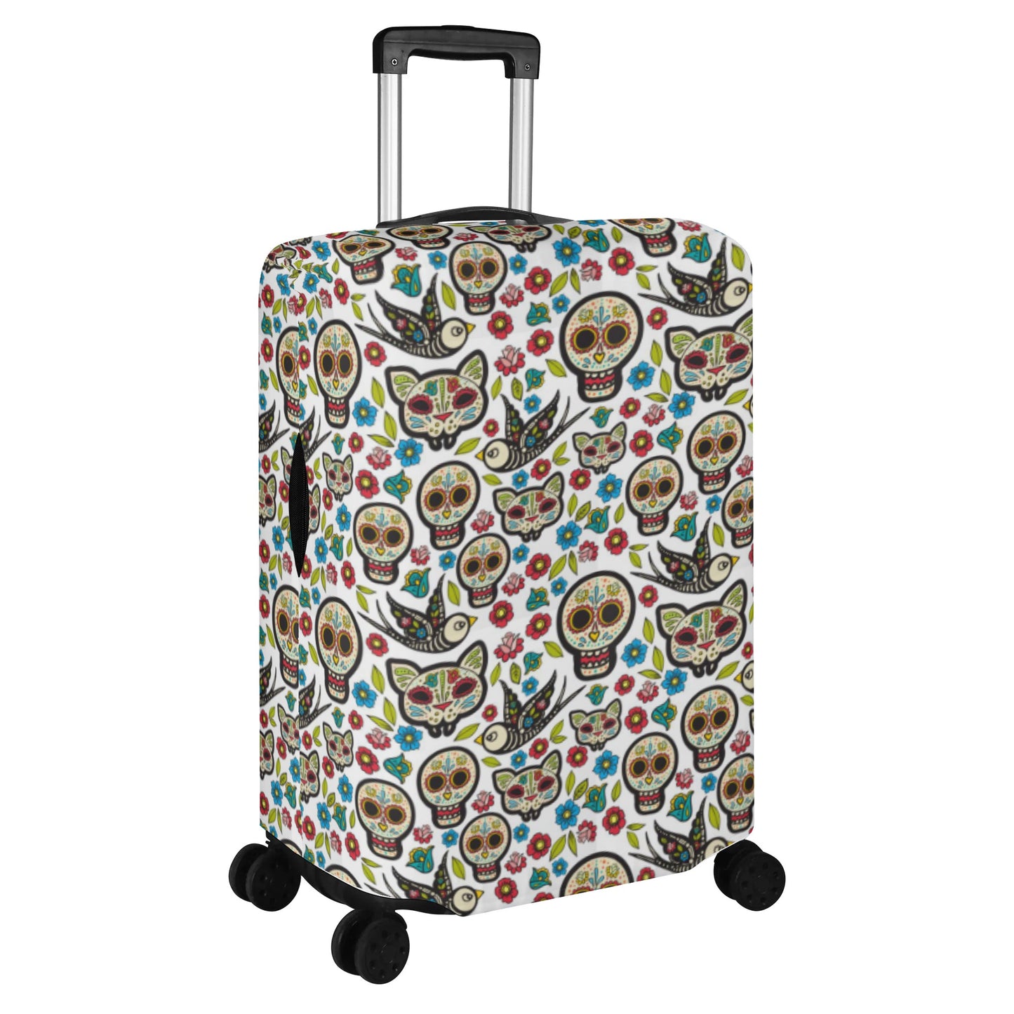 Day of the dead sugar skull Polyester Luggage Cover