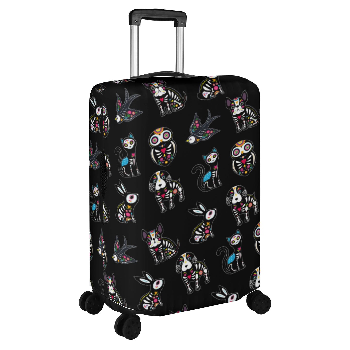 Animal sugar skull Polyester Luggage Cover