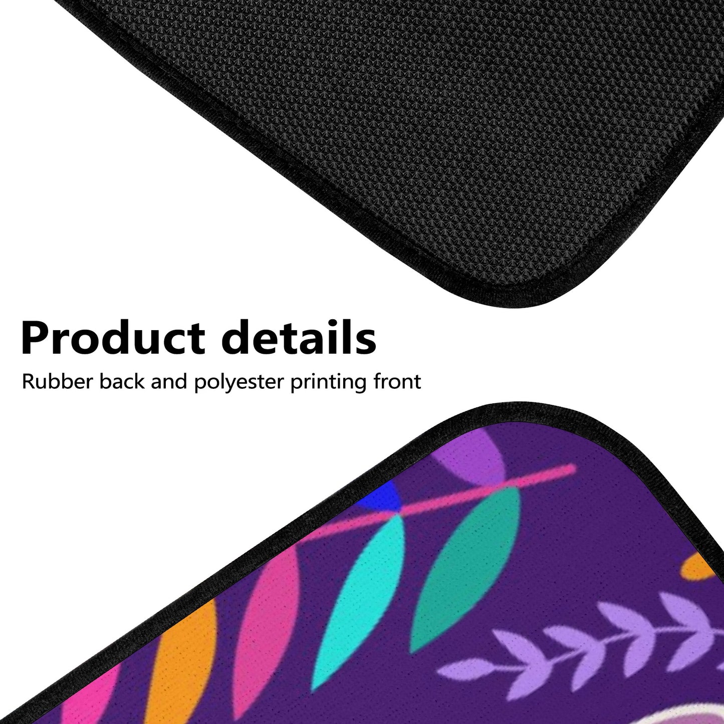 Day of the dead sugar skull Back and Front Car Floor Mats