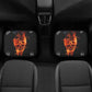 Flaming skull gothic Back and Front Car Floor Mats