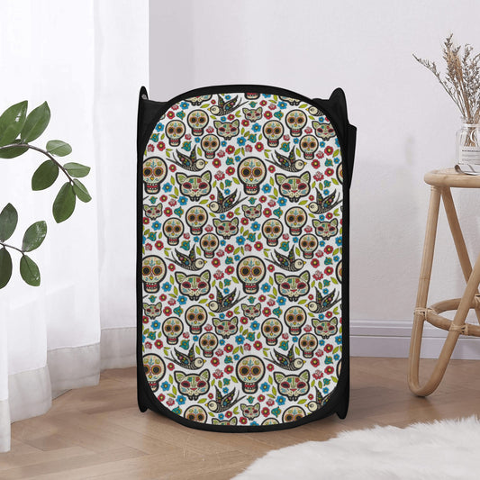 Dia de los muertos Halloween Laundry Hamper