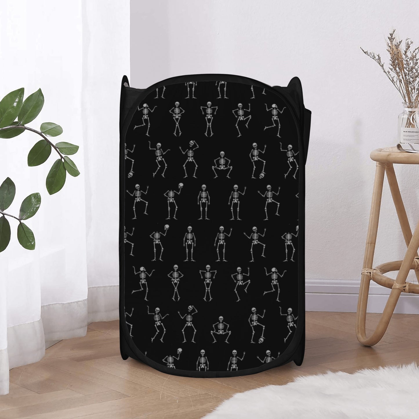 Skeleton Halloween Laundry Hamper