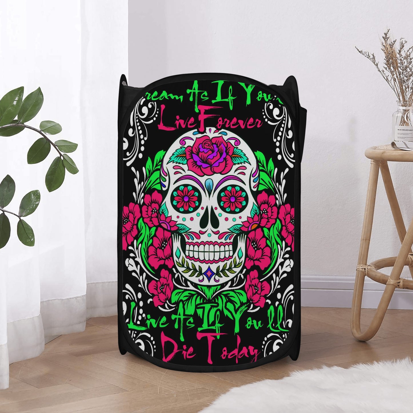 Sugar skull dream as if Laundry Hamper