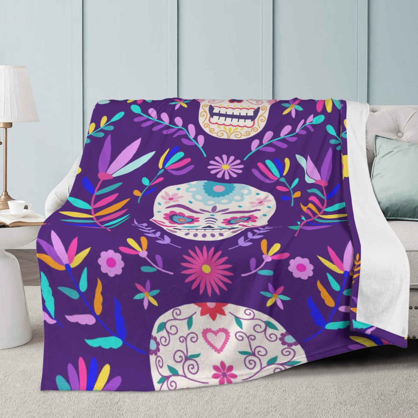 Day of the dead Blanket Fleece