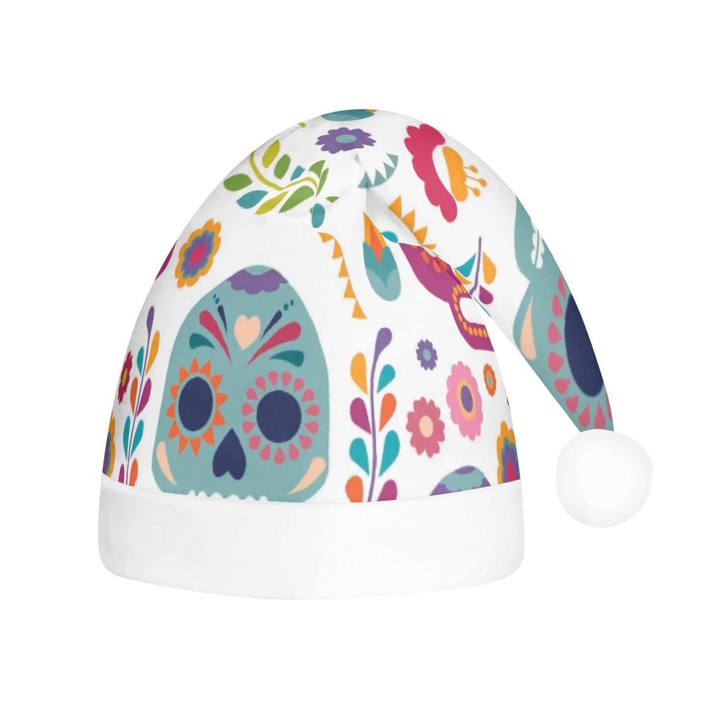 Sugar skull skeleton Custom Christmas Hats