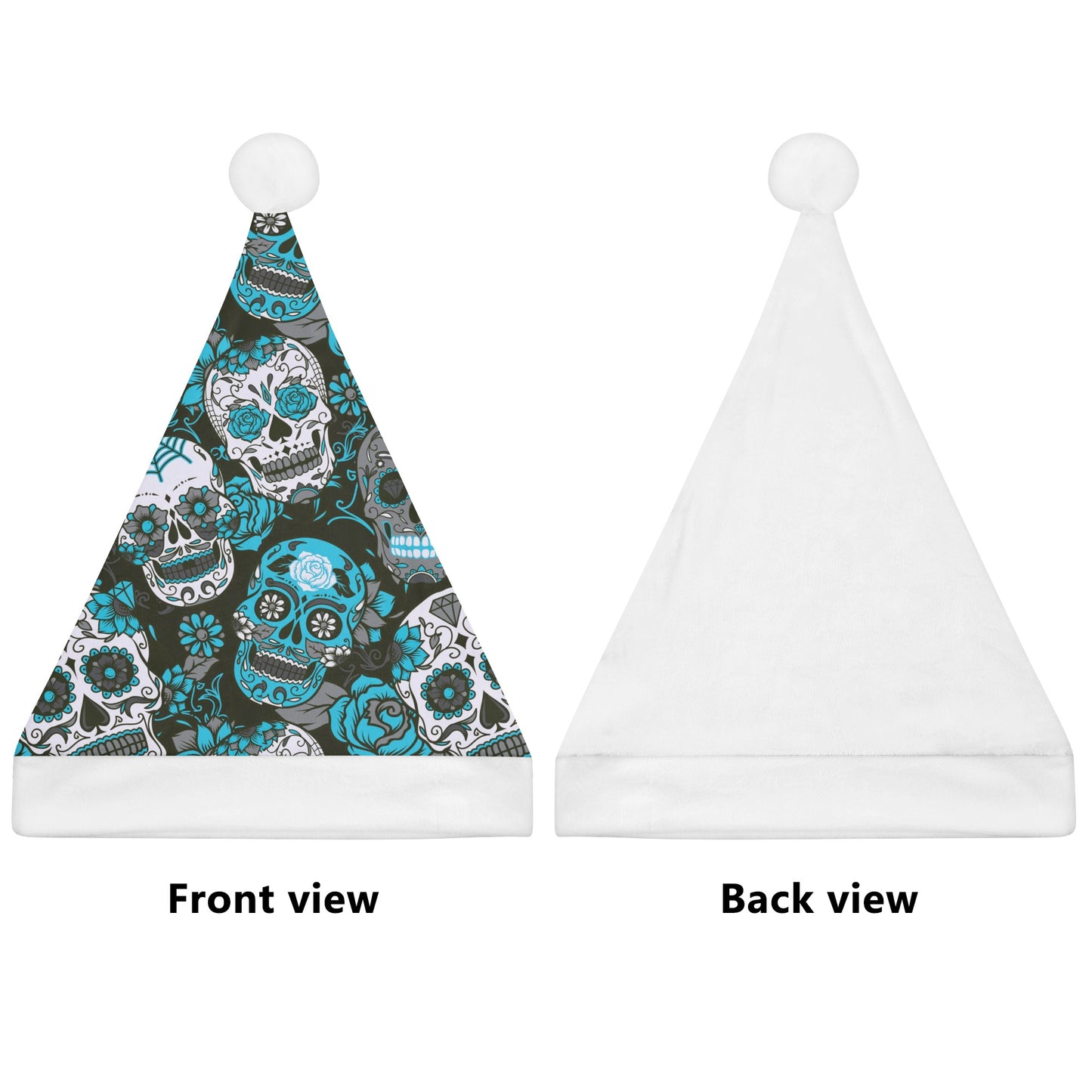 Mexican skull floral Custom Christmas Hats