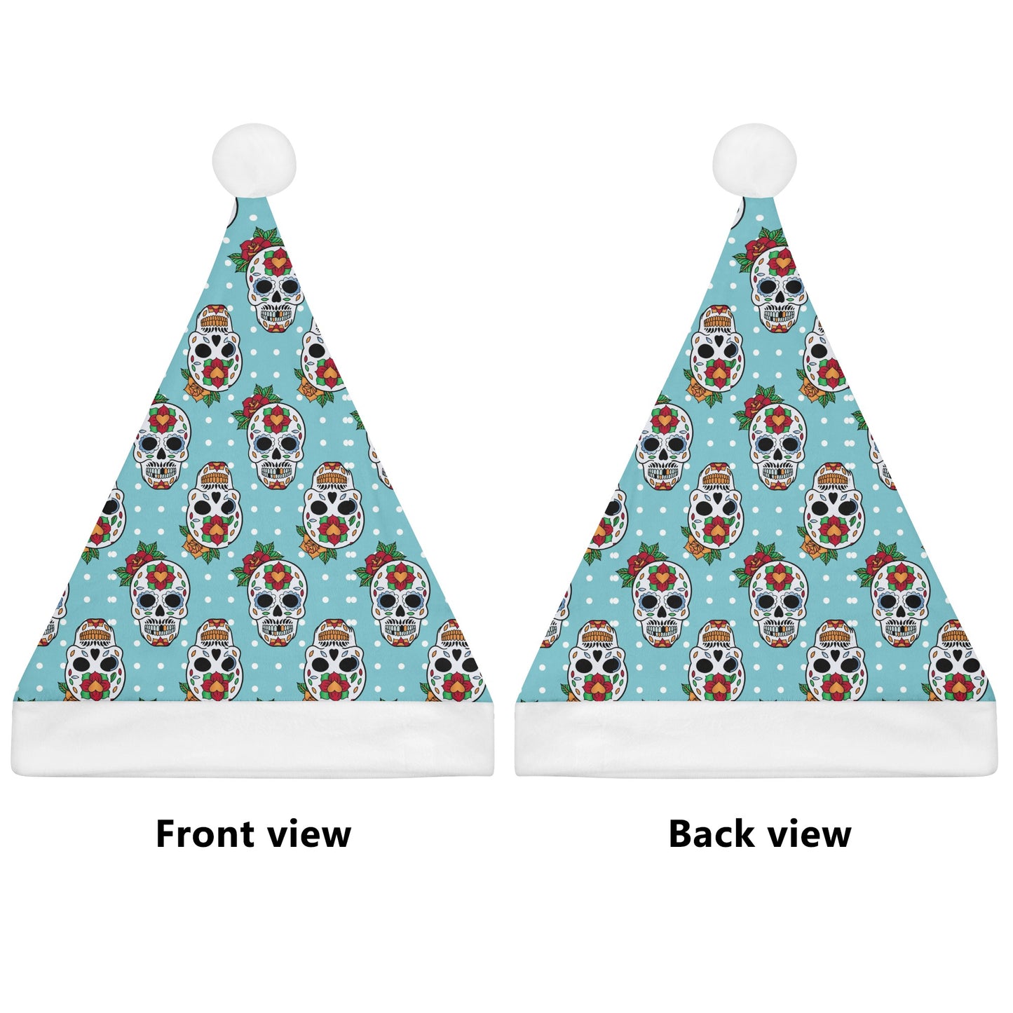 Sugar skull Custom Christmas Hats