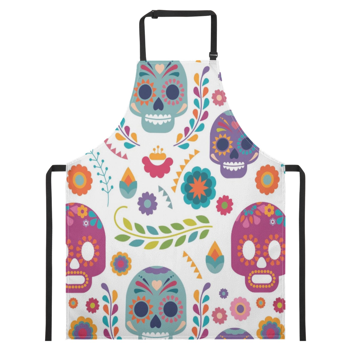 Day of the dead skull skeleton Apron