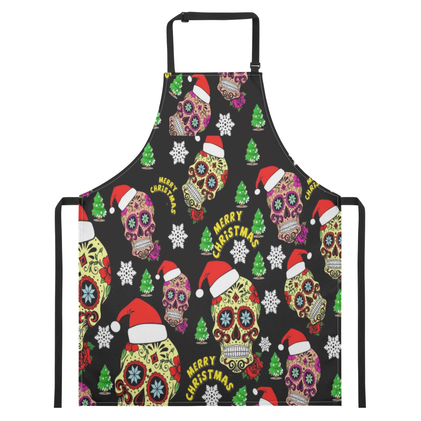 Sugar skull Christmas Apron