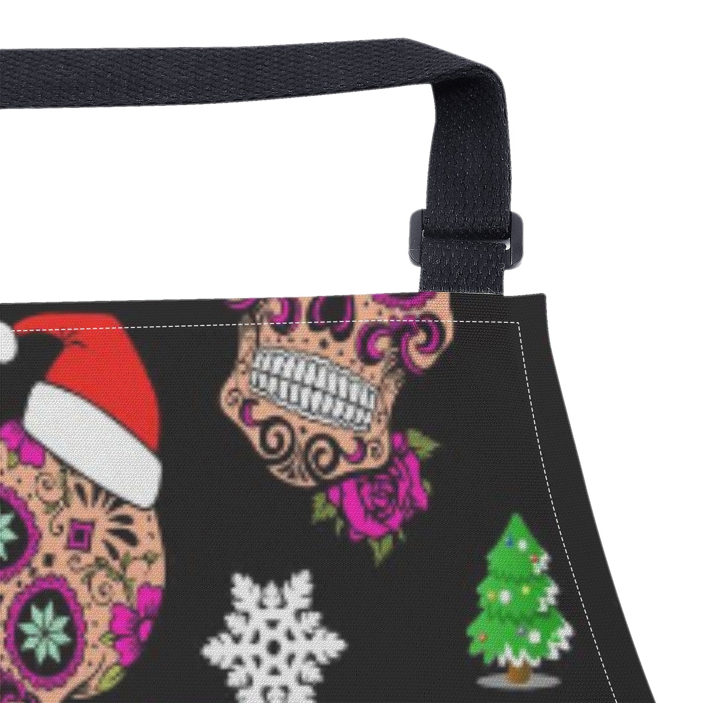 Sugar skull Christmas Apron