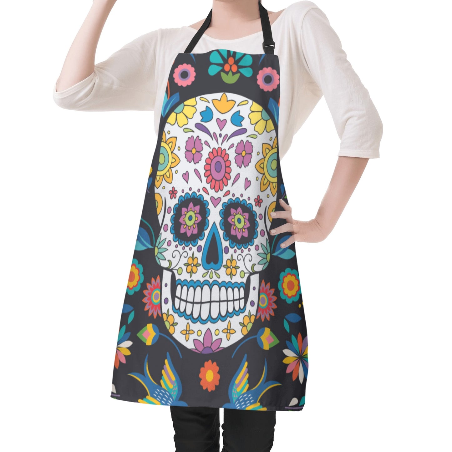 Dia de los muertos gothci Apron