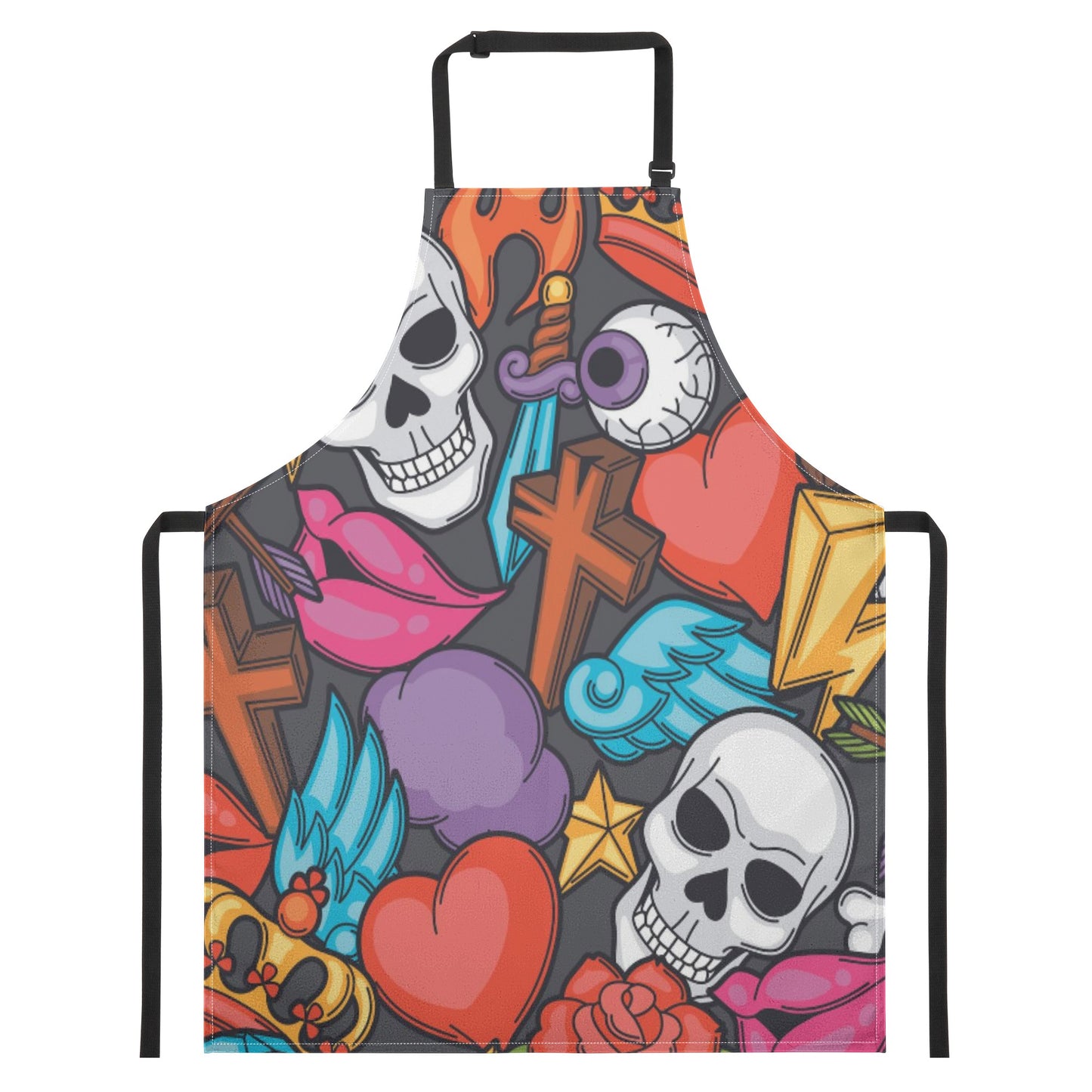 Halloween skull Apron