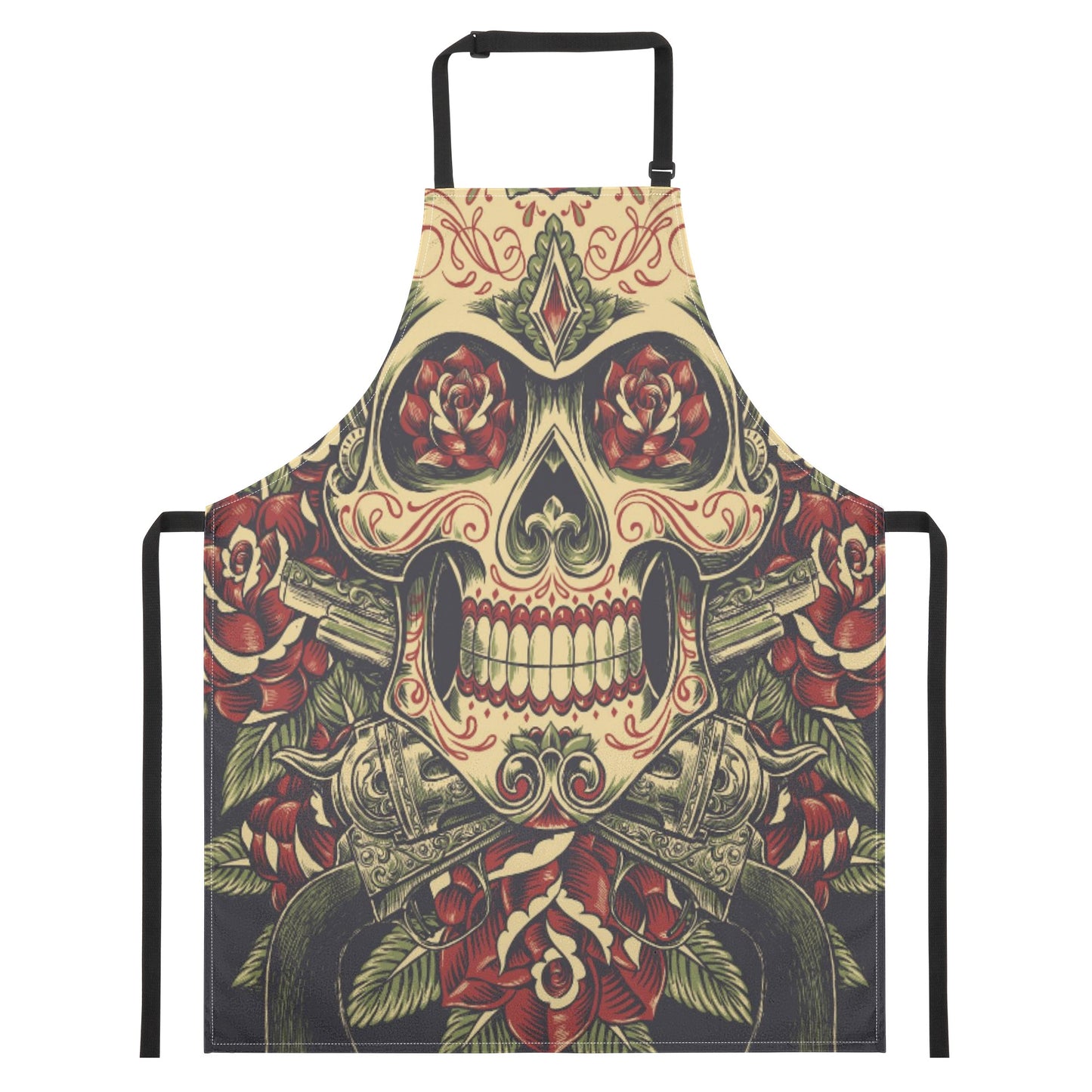 Mexican skull calaveras Apron